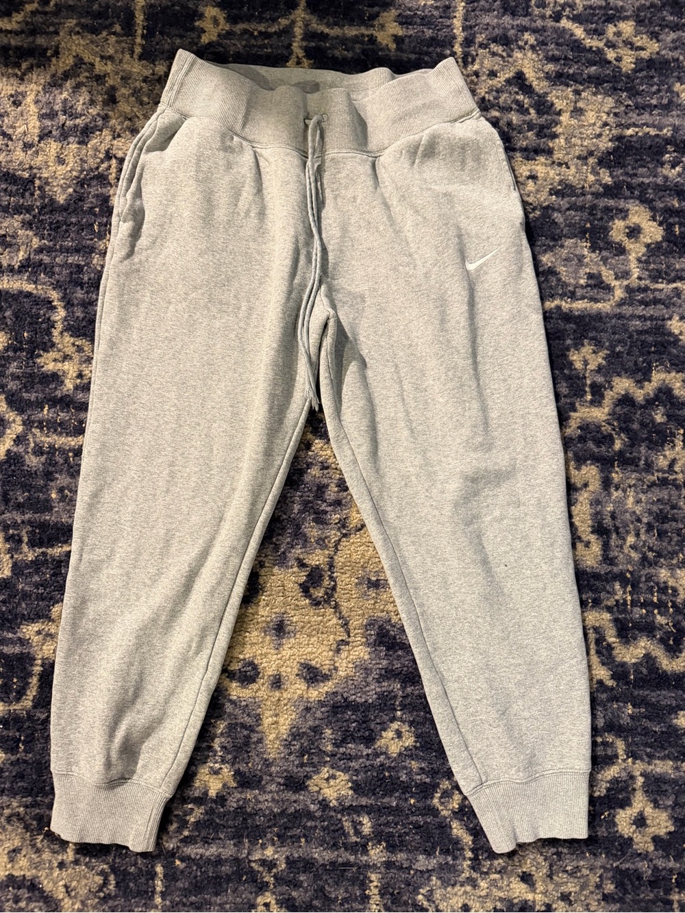 Nike Gray Fleece Jogger Pants